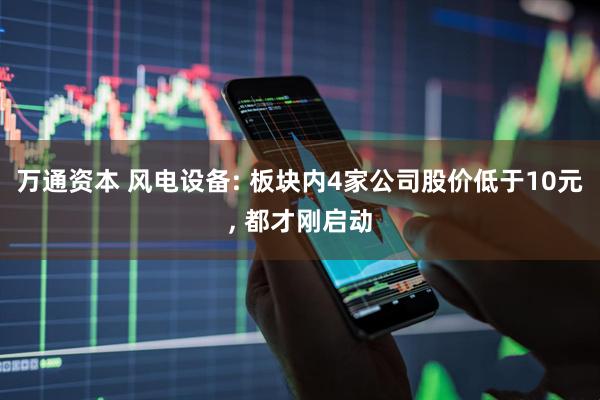 万通资本 风电设备: 板块内4家公司股价低于10元, 都才刚启动