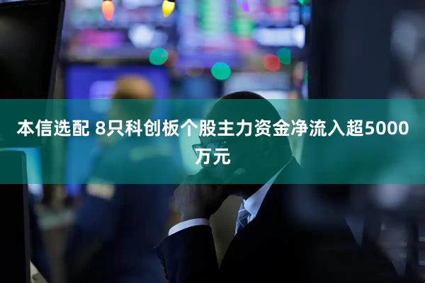 本信选配 8只科创板个股主力资金净流入超5000万元
